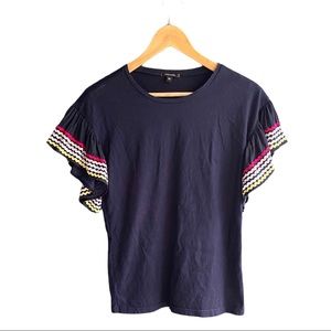 STELLA & DOT ‘Everly’ Flutter Ric Rac T-Shirt